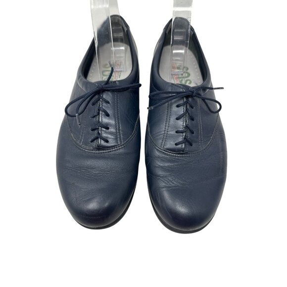 SAS Whisper Navy Leather Lace-Up Oxford Shoes Womens Size 11 M - Picture 7 of 13